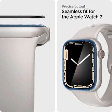 Szkło hybrydowe spigen proflex ”ez fit” 2-pack apple watch 7 / 8 (41 mm)