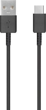 Kabel Samsung EP-DR140ABE USB-A do USB-C 0.8m Czarny BULK