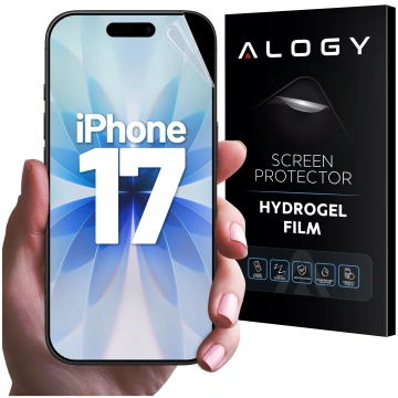 Folia hydrożelowa do Apple iPhone 17 – elastyczna ochrona ekranu, samoregeneracja, pełne dopasowanie i wysoka przejrzystość – Alogy Hydrogel Film™