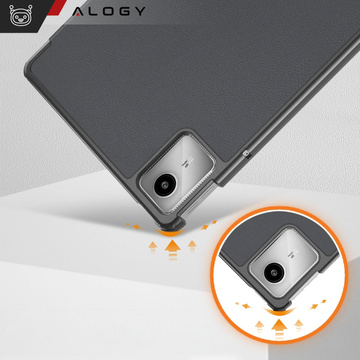 Etui do Lenovo Tab K11 / K11E 11” M11 10.95" TB330FU / TB330XU / TB331FC Book Case Cover z klapką obudowa futerał pokrowiec Alogy Szare
