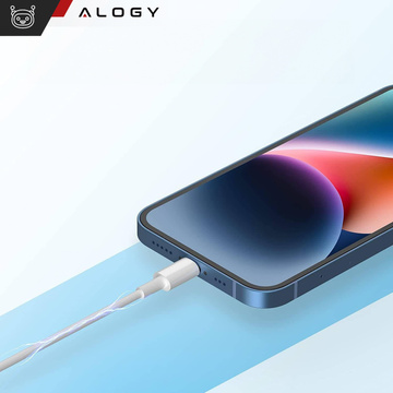 Alogy 1m Fast Charge USB zu Lightning Kabel iPhone Ladekabel 20W weiß