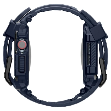 ETUI Z PASKIEM DO APPLE WATCH 10 (46MM) NAVY BLUE SPIGEN RUGGED ARMOR PRO