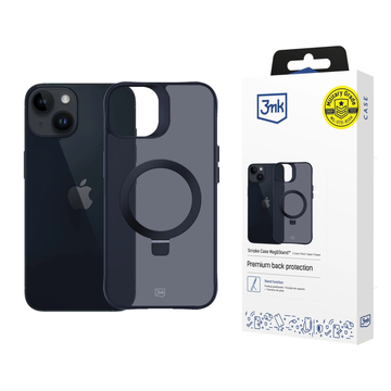 Etui na Apple iPhone 13 / iPhone 14 - 3mk Smoke Case Mag&Stand Czarne