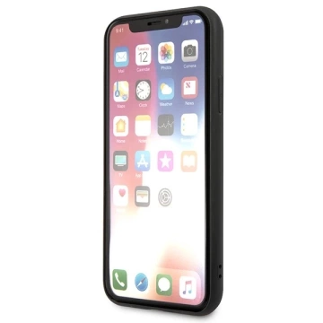 Etui Karl Lagerfeld KLHCI65SAKICKCBK do iPhone XS Max hardcase Saffiano Karl&Choupette Head