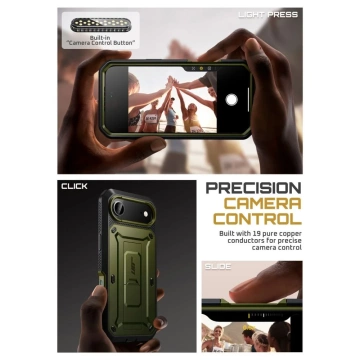 Etui Supcase UB Pro do iPhone 17 Air Guldan Pancerne z Klipsem