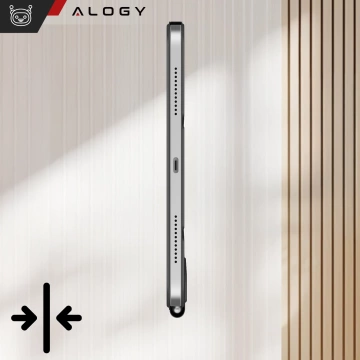 Etui magnetyczne 360 do Apple iPad 10 10.9” 2022 / iPad 11 A16  11” 2025 Alogy Magnetic 360 Case obudowa ochronna na tablet Czarne