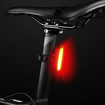 Mocna lampka rowerowa tylna LED USB Alogy światło oświetlenie wodoodporne na rower Czerwone