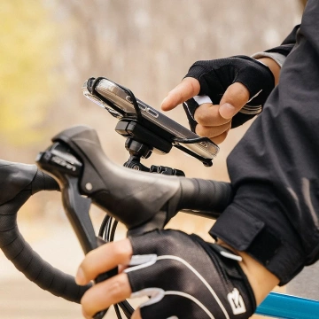 Uchwyt rowerowy Ringke Quick and Go Bike Mount  do telefonu na kierownicę na rower motor hulajnoga Czarny