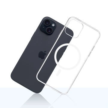 Etui ochronne case do Apple iPhone 15 Plus 3mk Clear MagCase