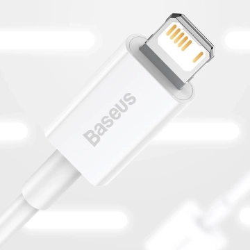 Baseus Superior USB-Kabel - Lightning 2,4 A 0,25 m Weiß (CALYS-02)