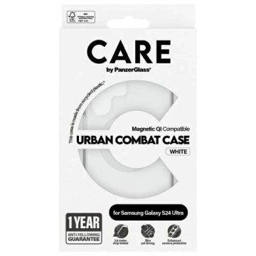 Etui do Samsung Galaxy S24 Ultra CARE by PanzerGlass Flagship QI Case Transparent