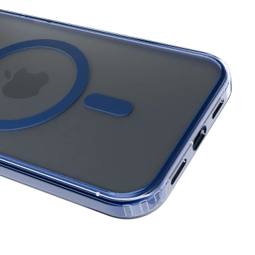 Etui für Apple iPhone 15 Pro Max 3mk Frosty MagCase Blue