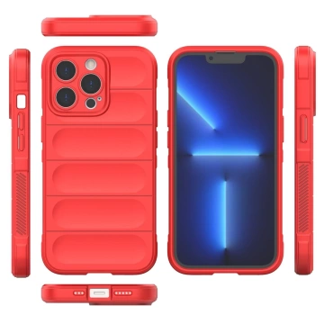 Magic Shield Case Hülle für iPhone 13 Pro Max flexible gepanzerte Hülle rot