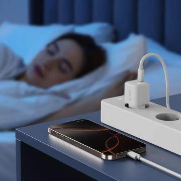 Ładowarka Sieciowa USB-C Tech-Protect NCM25 25W PD Biała