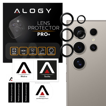 Szkło do Samsung Galaxy S24 Ultra nakładka na aparat obiektyw obiektywy aparatu Alogy Lens Protector PRO+ osłona ochronna