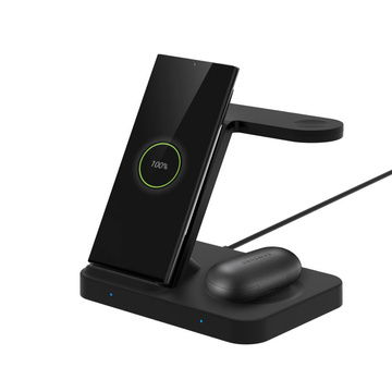 A11 3in1 Wireless Charger Schwarzes Induktionsladegerät