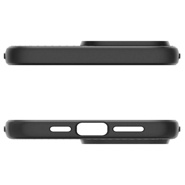 Etui do iPhone 15 Pro Max Spigen Liquid Air Case obudowa plecki ochronne Matte Black + Szkło