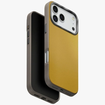 Etui UNIQ Lyden DS do iPhone 17 Pro Max MagClick Charging Żółto/Szary