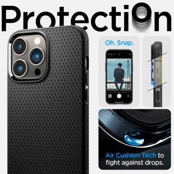 Etui Spigen Liquid Air do Apple iPhone 14 Pro Max Matte Black