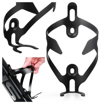 Fahrradflaschenhalter, universell, schwarz