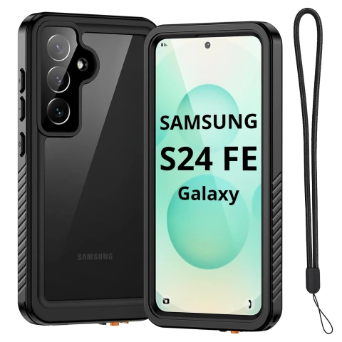 Etui Wodoodporne Alogy HydroArmor™ IP68 Case z przezroczystym tyłem Pancerna obudowa 360 do Samsung Galaxy S24​ FE