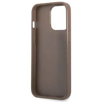 Etui Guess GUHCP13LP4TPW do iPhone 13 Pro / 13 6,1" hardcase 4G Triangle Logo Cardslot