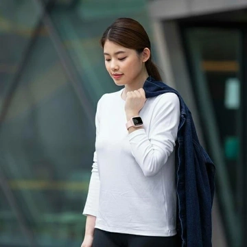Etui ochronne UNIQ Moduo do Apple Watch Series 4/5/6/7/8/SE 44/45mm różowy-biały/blush-white