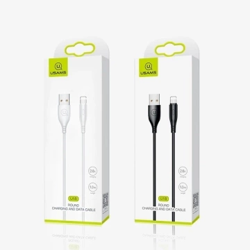 USAMS Kabel U18 Lightning 2A Schnellladung 1m weiß