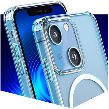 Etui wzmocnione ochronne 3mk MagCase clear case do MagSafe do Apple iPhone 14 