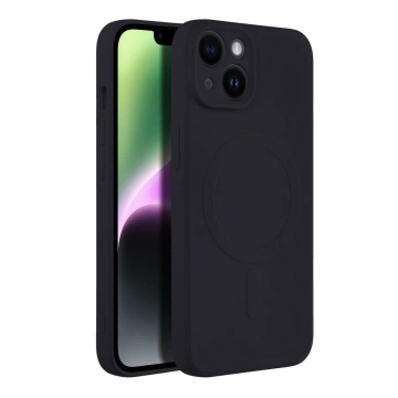 Futerał Silicone Mag Cover do IPHONE 14 czarny