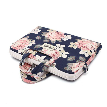 Torba pokrowiec Canvaslife etui do laptopa 16 do MacBook Air/ Pro White Rose