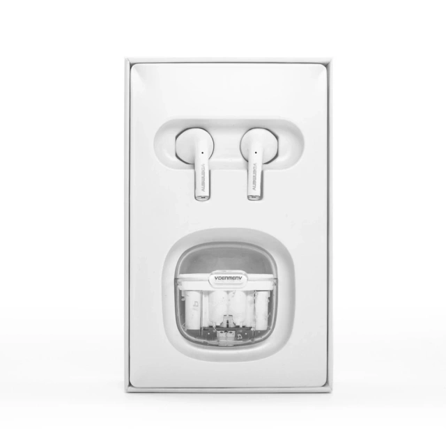 Denmen DL29 TWS Bluetooth Kopfhörer Weiß Ladehülle Stereo