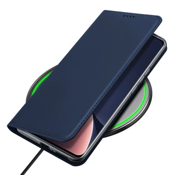 Dux Ducis Skin Pro etui Xiaomi 13 Pro pokrowiec z klapką portfel na kartę podstawka niebieskie