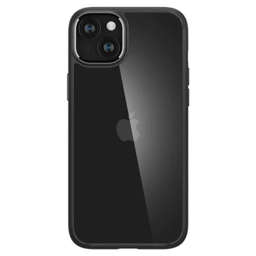 Etui Spigen Crystal Hybrid do Apple iPhone 15 Plus - przezroczysto-czarne