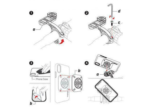 Spigen Gearlock MF100 Fahrradhalterung außen