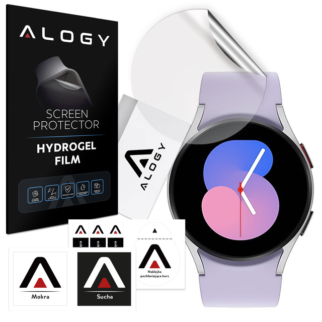 Alogy Hydrogel-Schutzfolie für Smartwatch für Samsung Galaxy Watch 5 44 mm