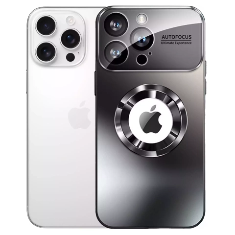 Apple iPhone 16 Pro Hülle Alogy MagSafe LuxeShield™ Hülle mit Linsenschutz für MagSafe Graphitschwarz