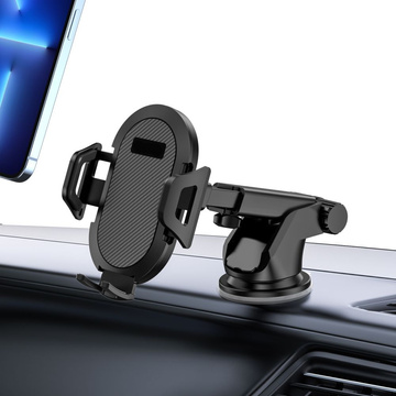 Uchwyt samochodowy uniwersalny Holder do auta na deskę kokpit szybę na telefon Black