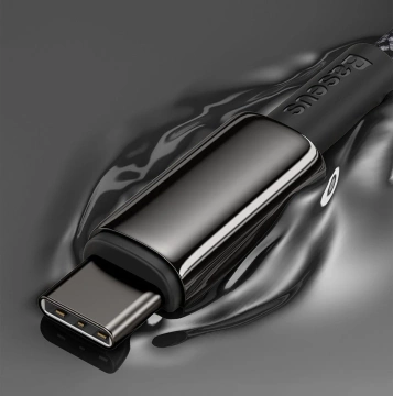 Baseus kabel USB Typ C - USB Typ C szybkie ładowanie Power Delivery Quick Charge 100 W 5A 2m czarny (CATWJ-A01)