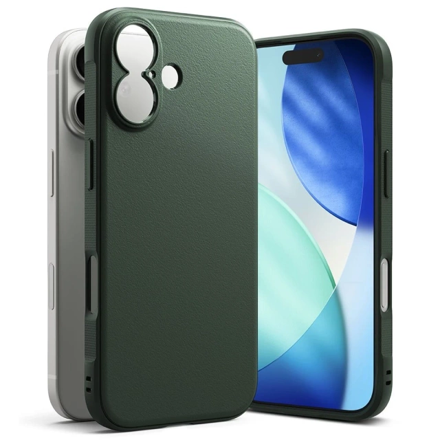 Etui do iPhone 17 Ringke Onyx Ochronne Dark Green