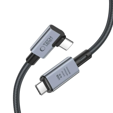 Kabel UltraBoost Max USB 4.0 8k 40Gbps Type-C Cable PD240W 150cm Szary