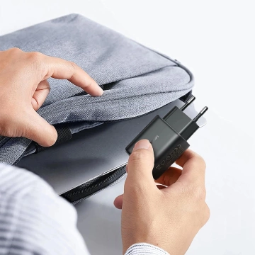 Joyroom USB-C 25W SFC / PPS / PD Netzwerkladegerät - Schwarz