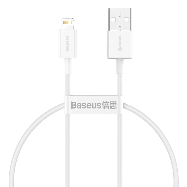 Baseus Superior USB-Kabel - Lightning 2,4 A 0,25 m Weiß (CALYS-02)