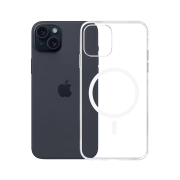 Schutzhülle für Apple iPhone 15 Plus 3mk Clear MagCase