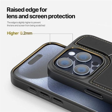 DUX DUCIS Rafi II Mag - etui back cover z podstawką kompatybilne z MagSafe do iPhone 15 Pro