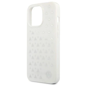 Etui Mercedes MEHCP13XESPWH für Apple iPhone 13 Pro Max 6,7" Hardcase Silver Stars Pattern