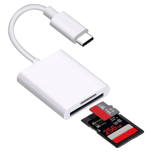 Alogy SD-Micro-Kartenleser für iPhone USB-C-Adapter