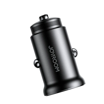 Mini ładowarka samochodowa Joyroom JR-CCN05 30 W USB-A & USB-C – czarna