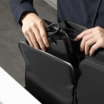 Torba Tech-Protect Defender Bag Laptop 17" Black z paskiem