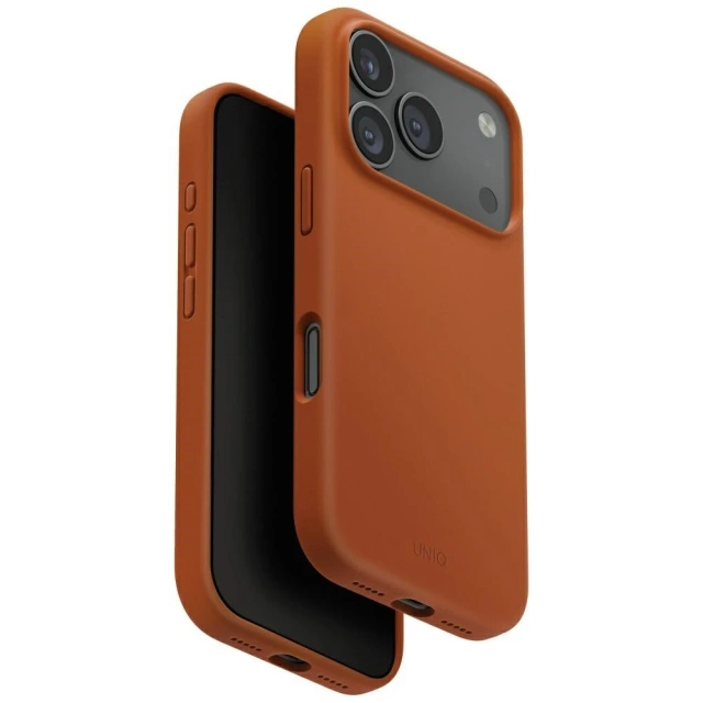Etui Ochronne do iPhone 17 Pro UNIQ Lino Magclick Orange